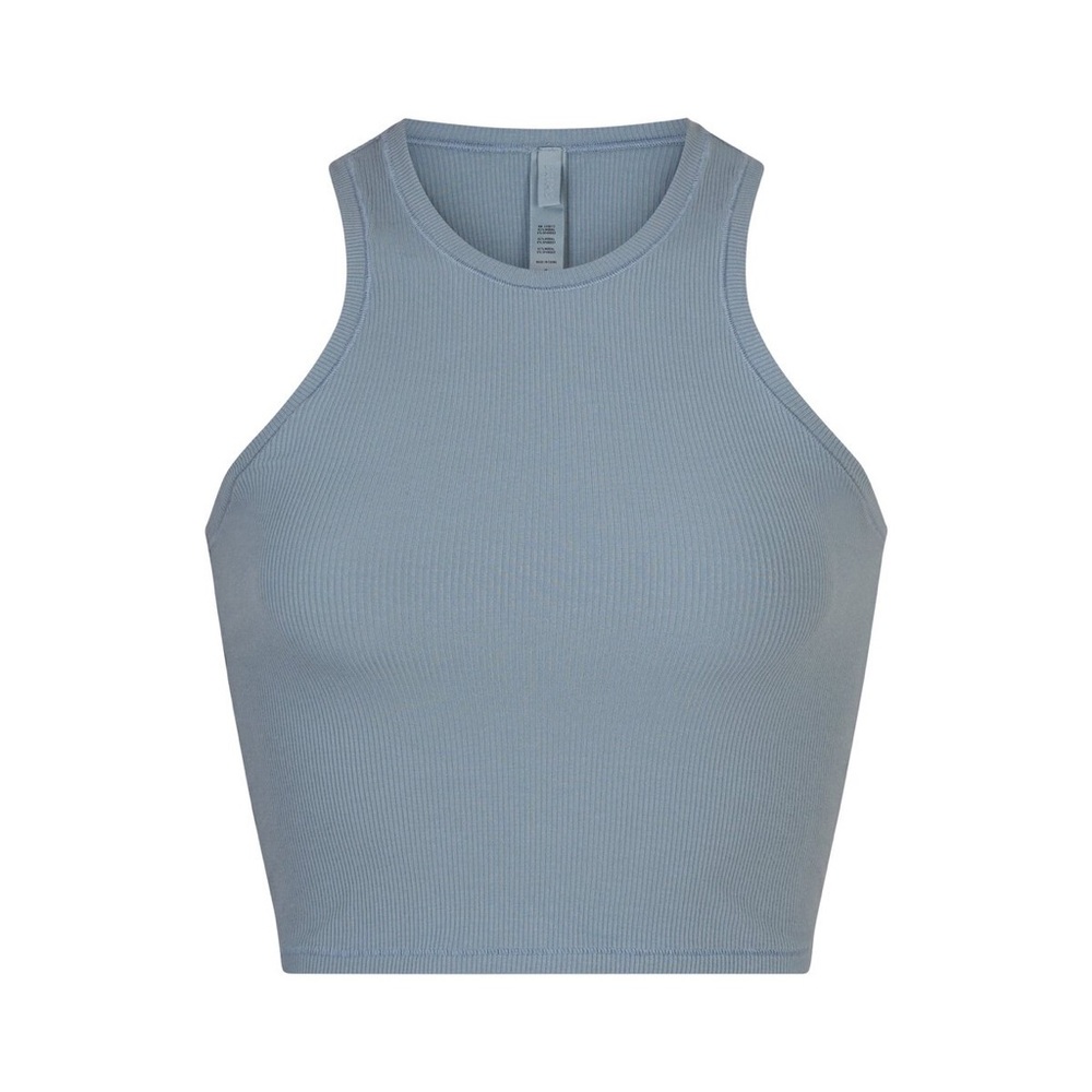 Skims RARE Soft Lounge Rib Scuba Tank in Arctic